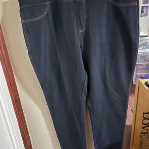 Elegant Dark Blue Women's Jeggings